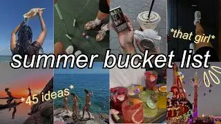 *watch before summer is over* 🐚 SUMMER BUCKET LIST│45 fun ideas for when ur bored