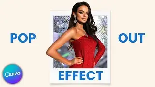 How To Create That 3D Pop Out Effect in CANVA