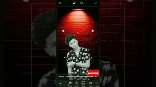 Red Colour Background Photo Editing Tutorial In Picsart ❤️💖 #shorts