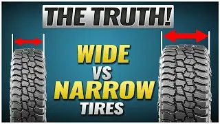 Wide vs Narrow Tires - Impact on Performance, Pros, Cons, Myths and Facts