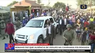 RENAMO AFIRMA QUE AUSÊNCIA DE OSSUFO MOMADE NA CAMPANHA É "PROPOSITADA"