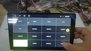 How to Set the Touch Panel Key button on Topway TS18 TS10 Platform Car Navigation Datong Technology