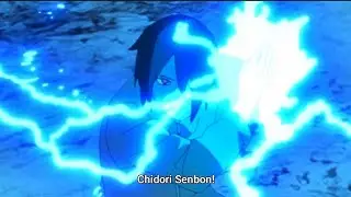 Sasuke Uses New Chidori Jutsu 'CHIDORI SENBON' | SASUKE RETSUDEN |