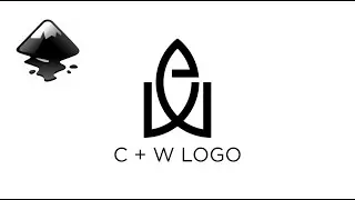 Create CW Monogram Logo on Inkscape