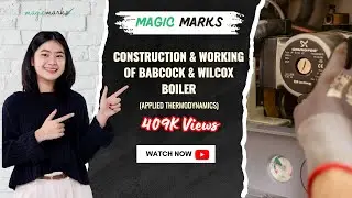 Construction & Working of Babcock & Wilcox Boiler | Applied Thermodynamics