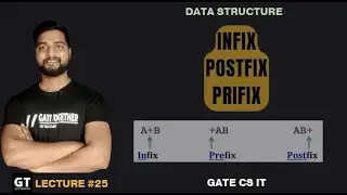 Notation Prefix Postfix Infix | Data Structure Stack | GATE CS IT