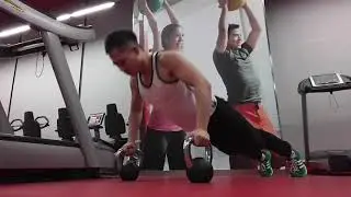PUSHUP WITH KETTLEBELL
