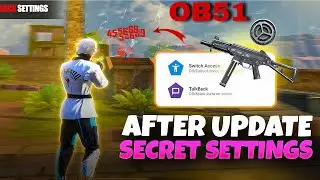 Switch Access & TalkBack Settings Free Fire || 0% Recoil 95% Headshots || Brazil Settings 2025 ⚙️