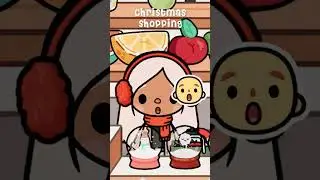 CHRISTMAS GIFT SHOPPING AT THE POM-POMS EMPORIUM!! | Toca Life World AESTHETIC 🎄⚡️