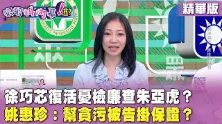 精華片段》#徐巧芯 復活憂檢廉查 #朱亞虎？#姚惠珍 ：幫貪污被告掛保證？【#狠狠抖內幕】2024.09.05