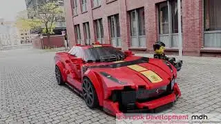DFD1022 4.3 Look Development – 3D-Tracking with After Effects and Blender – LEGO® Ferrari 812
