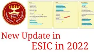 New update in ESIC 2022, Esic pe naya update ,