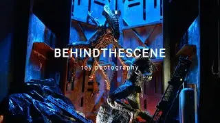Behind the scene Toy photography : alien vs predator