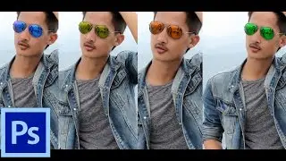 Photoshop Tutorial : Change Sunglass Color In Photoshop