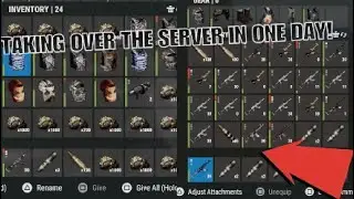 TAKING OVER THE SERVER IN ONE DAY! (pt1)|Rust Console /PS5