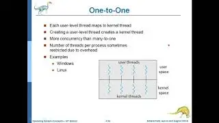 3.4.User Threads and Kernel Threads