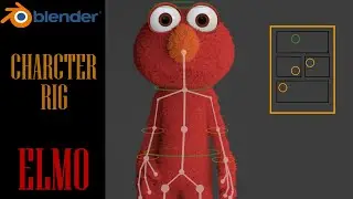 Blender Character   Elmo