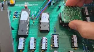 Programming and testing an ATF1508 CPLD to replace the Motorola gate array of the Thomson MO5