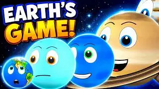 Planets Try to Get Earth Off His Video Game | Solar System for Kids
