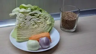 ГРЕЧКА С КАПУСТОЙ❗️ЭКОНОМ РЕЦЕПТ, ВКУСНО, ДЕШЕВО И ПРОСТО 🍲👍😋 BUCKWHEAT WITH CABBAGE, ECONOMY RECIPE