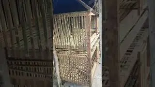 Proses pembuatan kandang ayam joper jowo super