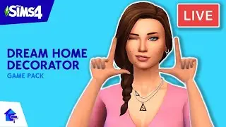 First Look at Dream Home Decorator Live Stream | The Sims 4