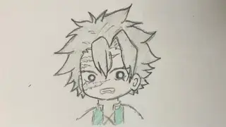 How to Draw  Sanemi Easy | demon slayer tiktok