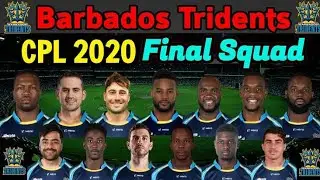 Barbados Tridents Full Squad//CPL 2020// Barbados// Caribbean// Windies// by Cricketian