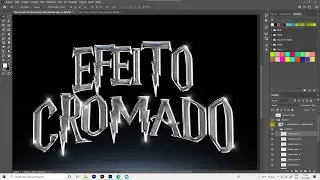 EFEITO CROMADO para logotipo e texto no Photoshop
