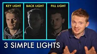 3 point lighting explained in 1 minute  |  DIY Moviemaking