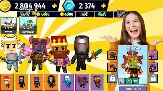Axes io Finnal Battle - Build Up Level with Rare Items - How to Completed All Level - No Comentary