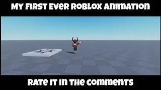 My First Ever Roblox Animation!!