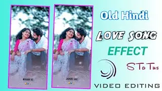 Alight Motion Video editing Hindi Love Song Lyrics 💖 Woh ladki bahut yaad aati hai Status Song