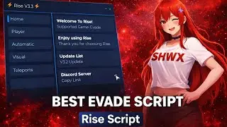 BEST EVADE SCRIPT (Rise 3.3) - Inf Slide, Emote Changer, God Mode AND MORE!!