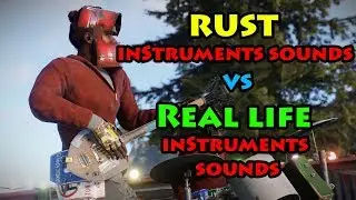 RUST Instruments vs Real Instruments SOUND - Rust - Instruments Musical DLC