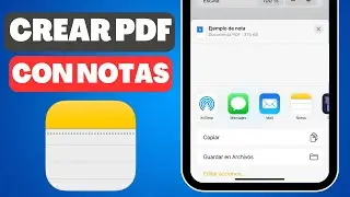 Cómo Crear un PDF en iPhone con Notas (Fácilmente)