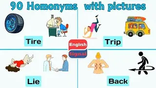 Level Up Your Vocab : List of 90 Homonyms |  One Word, Two Meaning English Homonyms!