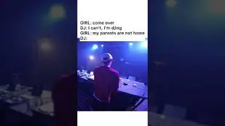 DJ closing his laptop to end his set