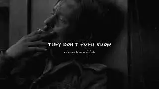 Sik World - They Don't Even Know (slowed down)