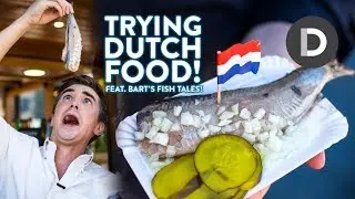 DUTCH FOOD TOUR! Trying Dutch Street Food!