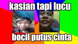 Putus cinta memang sakit cuy.ekpresi lucu bocil putus cinta