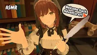 【ASMR】Welcome Back, Adventurer!⚔️Guild Receptionist RP(affirmations,inaudible whispers,slime sounds)