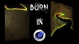 Cinema 4d 2023 Burning/Dissolve Tutorial For Beginners