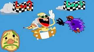 2 этаж - лёгкий этаж! Pizza Tower: The Noise update - P rank | Lap 4 #2