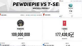 Stream! T-Siries VS PewDiePie