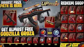 GODZILLA Crate Free All Rewards Lucky Spin Tokens🥵|PUBGMOBILE