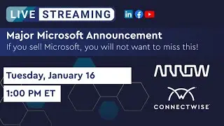 MAJOR MICROSOFT ANNOUNCEMENT