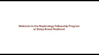 Welcome to the Nephrology Fellowship Program at Stony Brook University