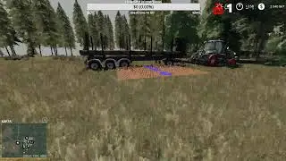 Ночные покатушки по Farming Simulator 19 Займемся лесом на карте Holmarka!