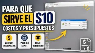 ⌛‼️para que SIRVE EL S10 costos y presupuestos y como APRENDERLO
